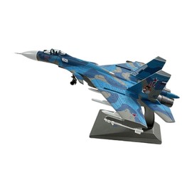 F Fityle Diecast Alloy Aircraft SU-33 Fighter 1/100 Scale Display Collectibles Model Collection for Room Decor Gift Birthday Gift Boys
