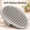 Pet Grooming Brush for Cats and Dogs – Soft Rubber