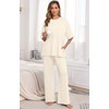 PrinStory Lounge Sets for Women 2 Piece Pajamas Sets Woman