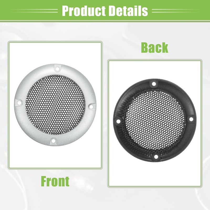 ACROPIX Universal 2" Car Speaker Grills Cover Mesh Round 2
