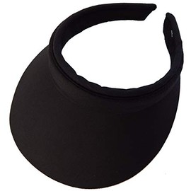 Cushees Comfort Cloth Covered Slip-On Visor [733] Black