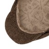 Stetson Sustainable Glencheck Driver Flat Cap Peaked Cap Flat Cap