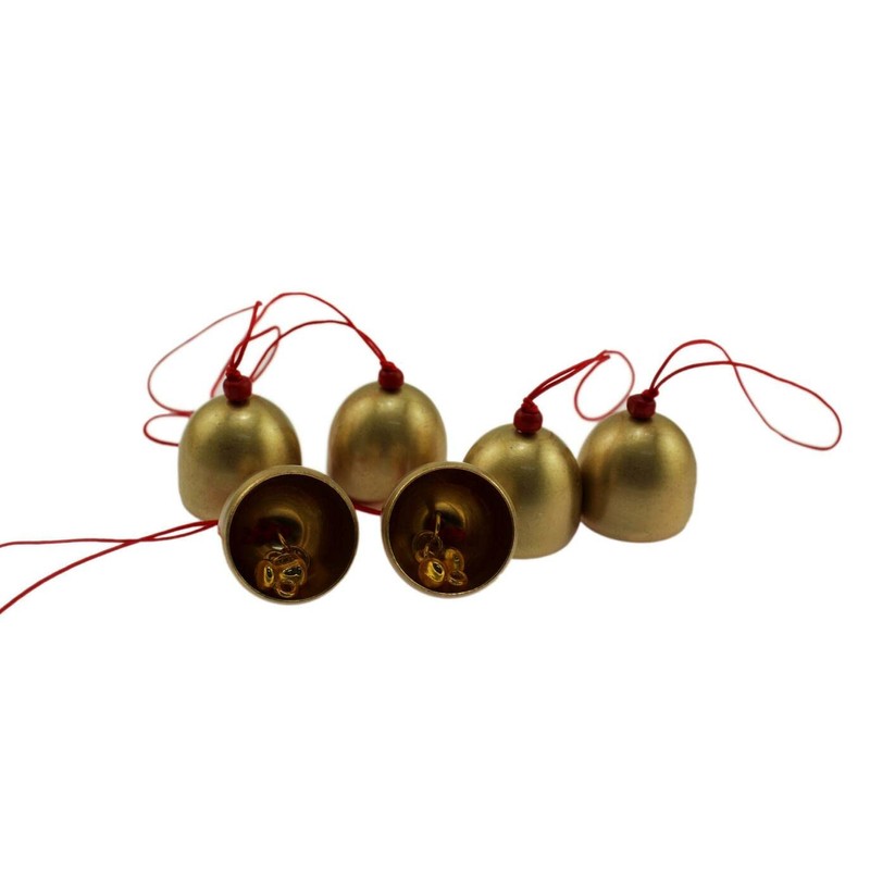 Navire Fashionable Copper Red String Wind Chime, Call Bell, Set