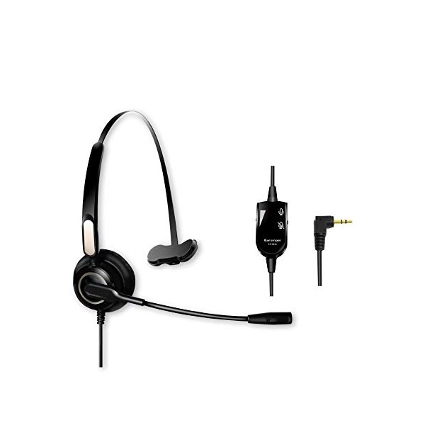 M214C 2.5mm Headset with Microphone &Volume Mute Controls, M140 M210C