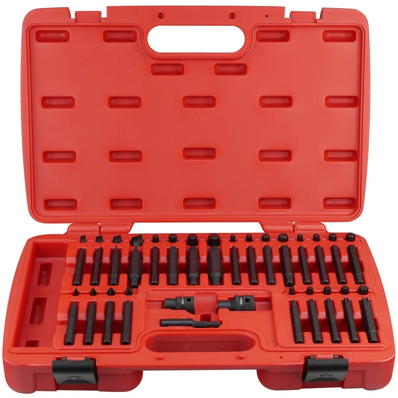 KAIFNT K459 Impact Driver Sturdy Bit Set with Adapters, 5/16-Inch