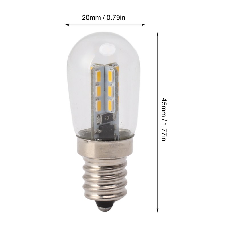 5Pcs E12 LED Bulb High Brightness 120V Fridge Lamp Bulb