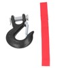 3/8in Clevis Safety Hook Steel 18000lbs Limit Capacity Antirust for
