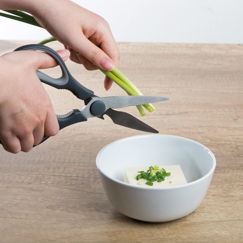 Takeda Corporation RH-20 Kitchen Scissors, Removable, Gray, 7.9 x 3.1