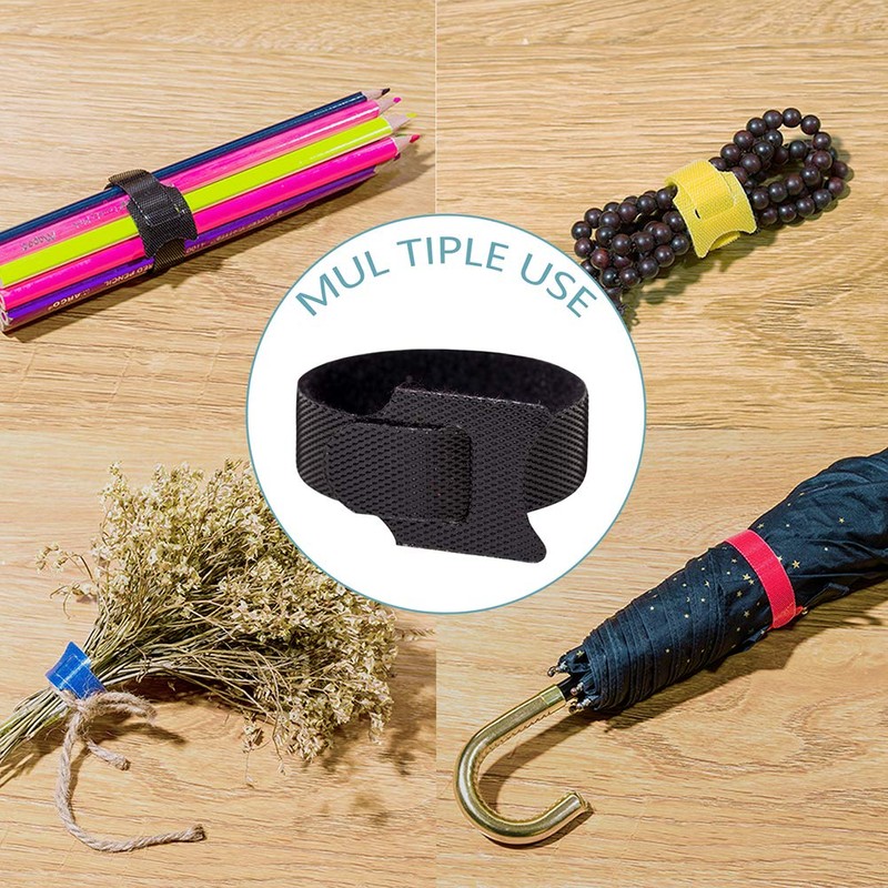 BALABALA 100 PCS 6 inch Reusable Fastening Cable Ties Cords