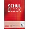 Brunnen 1052528 School Notepad (A4, 50 Sheets, Squared, with Margin