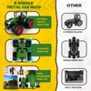 Uarzt Remote Control Tractor Toy, Kids RC Tractor Set &