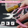 SPEEDWOX Pin Bending Pliers, Round Pincers, Round Pliers, Grooved, Wire