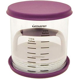 Hamburger Patty Maker, with 8 Discs and Assorted Colours
