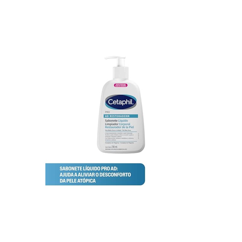 Cetaphil Pro Restoradeerm Jabón Corporal 236 Piel Tendencia Atópica