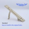 Dontay Pocket Door Edge Pull, Professional Stainless Steel 304, 4"