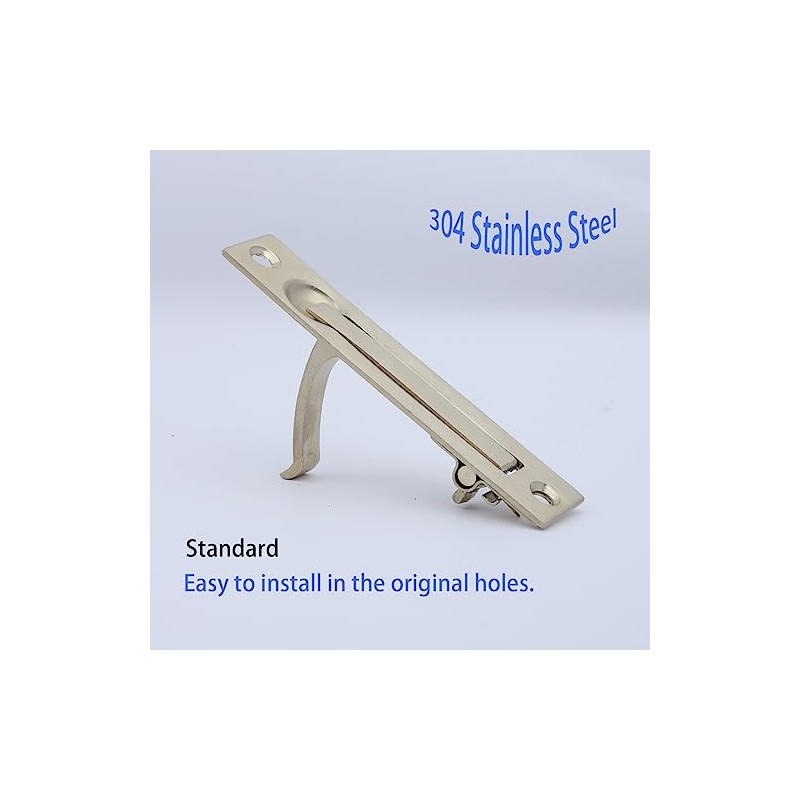 Dontay Pocket Door Edge Pull, Professional Stainless Steel 304, 4"