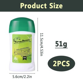 2 Stück Tattoo Transfer Creme, Tattoo Transfer Gel, Professionelle Tattoo Stencil Gel für Schablonenpapier, Tattoos Zubehör, Langlebige und präzise Anwendung für Haut, Sicher und feuchtigkeitsspendend