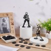 FINGERINSPIRE Pack of 50 Black Plastic Stand Base 31.5 mm