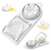 Doyime Egg Slicer, 3 in 1, Boiled Egg Slicer, Round