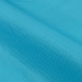 Waterproof Ripstop Woven Dyed Nylon Fabric Tear Resistant 60 Inch 150cm Wide (Turquoise, Full Meter)