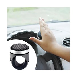 JNNJ Steering Wheel Power Handle Aid, Universal Car Steering Wheel Knob, Universal Car Booster Power Handle Ball, Steering Wheel Aid Flexible Control Spinner Knob, Fit for Cars Trucks Tractors