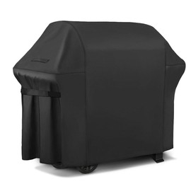 iCOVER Gas Grill Cover 58 inch 600D Canvas Waterproof Fade Resistant Heavy Duty BBQ Cover 7130 Sized for Weber 3 Burner Grill,Char Broil,Holland, Jenn Air