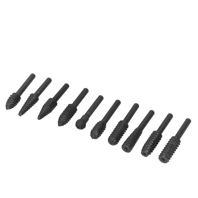 10Pcs Carving Bit Set Electric Rotatable Efficient Multifunctional Grinding Head