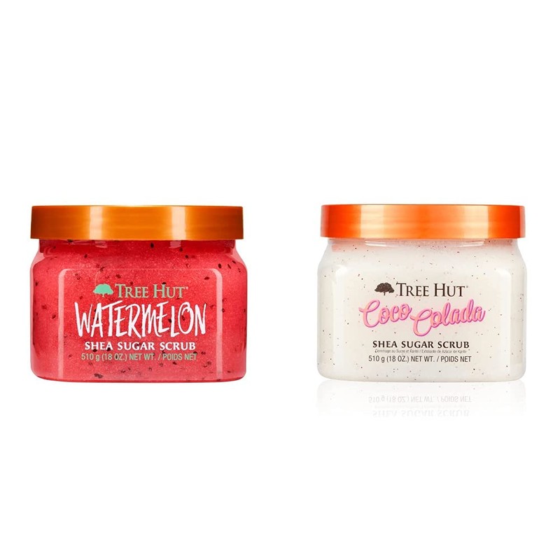 TREE HUT, Watermelon Shea Sugar Scrub, Exfoliante Corporal de Azúcar