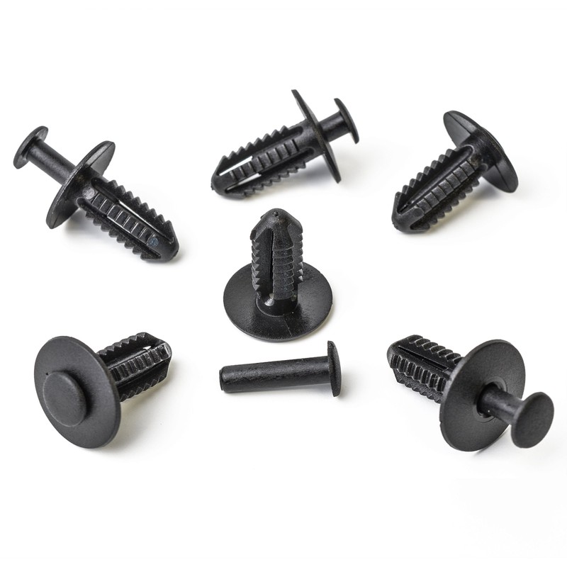 Wheel Housing Cover Clips Fastening Clips Spreader Rivets in Black