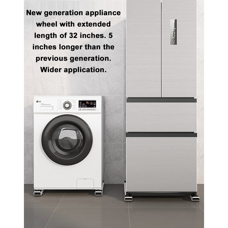 Appliance Rollers Heavy Duty,Max 32in,Second Generation Extendable Appliance Rollers Mobile