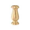 B&P Lamp® 2 Inch Turned Brass Spindle, Slips 1/8IP, Unfinished
