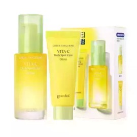 Goodal 구달 청귤 비타C 잡티케어 세럼 30ml 기획세트 세럼30ml+크림40ml Goodal Cheongyun Vitamin C Spot Care Serum 30ml Special Set Serum 30ml + Cream 40ml