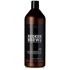 Redken Brews 3‑in‑1 Shampoo, Conditioner & Body Wash 33.8 fl. oz.