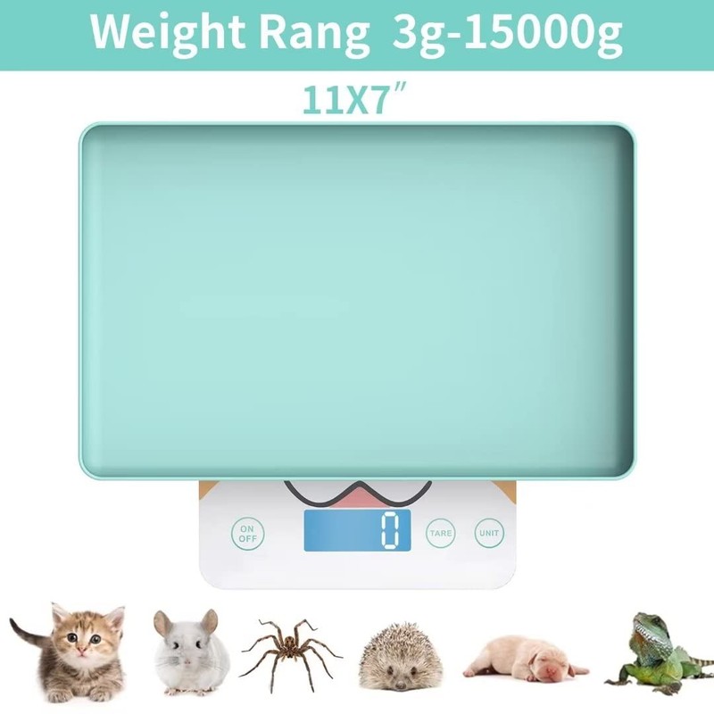 MINDPET-MED Cute Scale, Digital Pet Scale for Small Animal, Whelping
