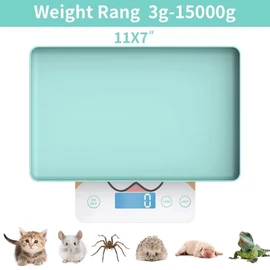MINDPET-MED Cute Scale, Digital Pet Scale for Small Animal, Whelping Scale,Mini Precision Gram Weight Balance Scale, High Precision ±0.03oz,Blue,Suitable for Newborn Pets