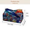 2 Pack Tissue Box Cover Holder, Buoy Painting Nautical Rectangle
