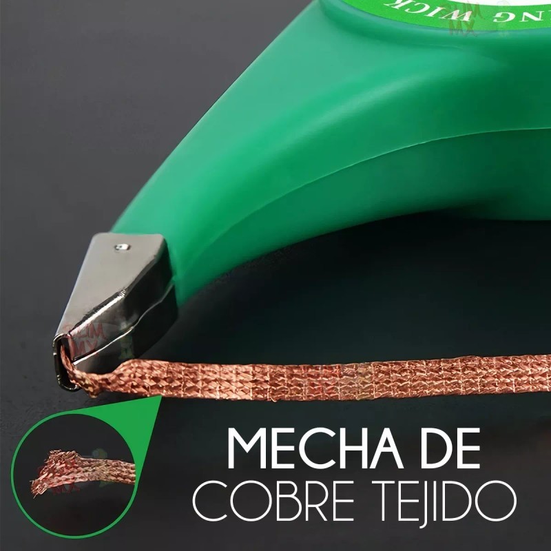 Slim Company Dispensador De Malla Para Desoldar Tejido 2 Metros