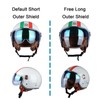 BEON Open Face Motorcycle Helmet for Adults, DOT Approved,3/4 Retro