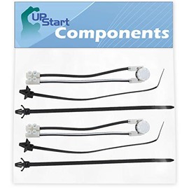 2-Pack W10258275 Bimetal Fuse Replacement for KitchenAid KUDK03ITBL1 Dishwasher - Compatible with W10258275 Thermal Fuse Kit - UpStart Components Brand