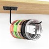 Under Cabinet Tumbler Lid Organizer, 6.29" Stainless Steel Cup Lid