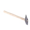 Double Head Hammer with Wooden Handle, Comfortable Grip, Rust Resistant