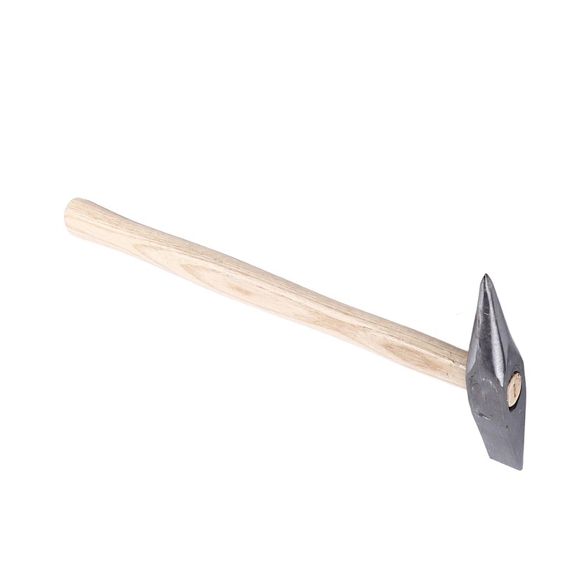 Double Head Hammer with Wooden Handle, Comfortable Grip, Rust Resistant