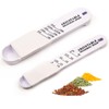 ZAAWUUT Adjustable Measuring Spoons, Set of 2, Measuring Spoons for