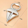 Stainless Steel Sailing Boat Bottle Opener Keyring