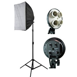 ePhoto Photograpy Video DSLR Camera Lighting Kit Studio Photo Softbox Lighting HS4