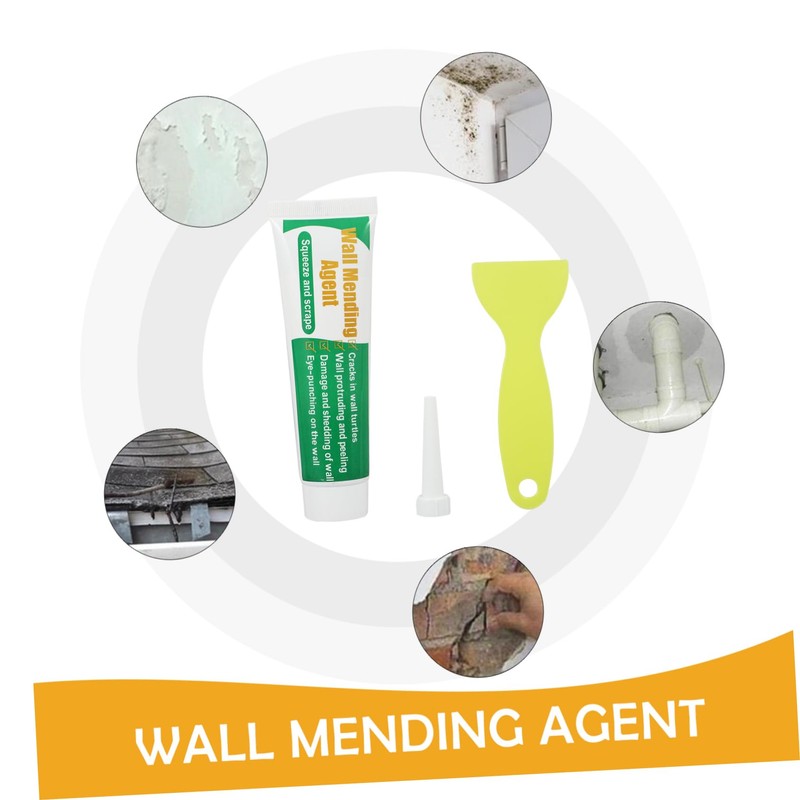 Operitacx 2 Sets Wall Repair Cream Kit Safe Wall Mending