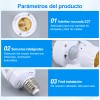 Losaitini® Socket Con Sensore De Movimiento 360°y Luminosidad E27 6pzs