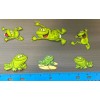 Happy Frogs Iron on Fabric Appliques Pre-Cut
