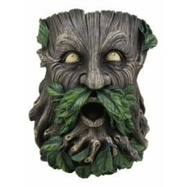 Ebros Gift Whispering Willows Evergreen Greenman Wall Hanging Planter 8" Tall