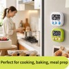 2 Pack Digital Timers, Magnetic for Kitchen & Teachers (No